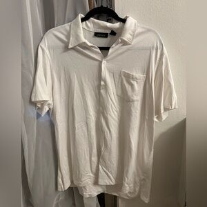 DKNY White Button Down Shirt
